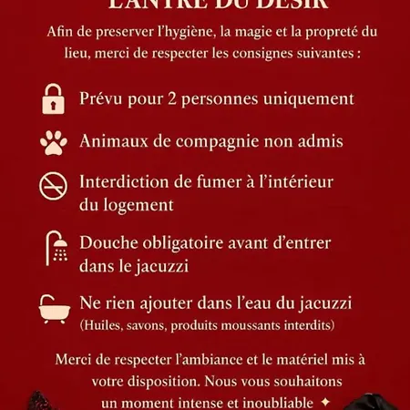 住宿加早餐酒店 L'antre Du Desir 3*